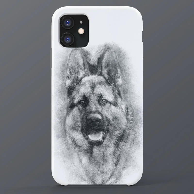 Furiendship funda personalizada para teléfono con foto de perro